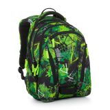 Školní batoh BagMaster BAG 23 A green /black