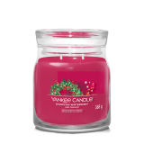 Svíčka Yankee Candle - SPARKLING WINTERBERRY, střední