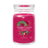 Svíčka Yankee Candle - SPARKLING WINTERBERRY, velká