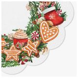 Ubrousky PAW 32 cm Gingerbread Wreath