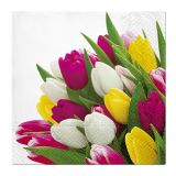 Ubrousky PAW L 33x33 cm Bunch of Tulips