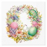 Ubrousky PAW L 33x33cm Easter Wreath