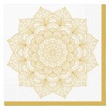 Ubrousky PAW L 33x33cm Mandala Golden