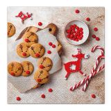 Ubrousky TaT 33x33cm Christmas Gingerbread Cookies