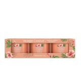 Yankee Candle Tropical Breeze 3 plněné votivní svíčky (3x votivní svíčka ve skle)