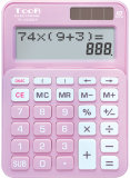 kalkulačka KW TR-1223DB-P dvouřádková růžová 120-1902
