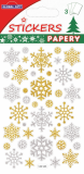 samol. GG vánoční SP 145535 Silver Gold Snowflakes