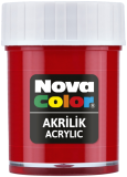 barva akrylová  30ml  červená NC-170