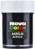 barva akrylová  30ml  černá NC-174