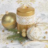 Ubrousky DAISY L (20ks) Gold Candle ..