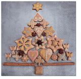 Vánoční papírový ubrousek Gingerbread Tree