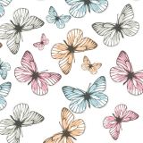 Ubrousky DAISY L (20ks) Light Butterflies