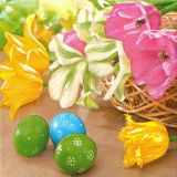 Ubrousky DAISY L (20ks) Colourful Tulips and Eggs