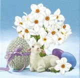 Ubrousky DAISY L (20ks) Lamb & Narcissus