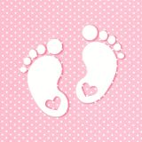 Ubrousky MAKI L (20ks) Little Feet Pink