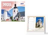 kalendář 2025 stolní mini Katolický 1061566