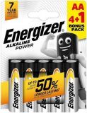 Baterie Alkaline Power, AA, 4+1 ks, ENERGIZER EPAAB4+1 ,balení 5 ks