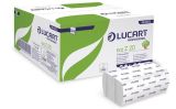 Papírové ručníky ECO Z 20, bílá, 2-vrstvé, skládané Z/V, 200 útržků, LUCART 864062