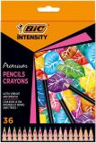 Barevné pastelky Intensity Premium, 36 barev, BIC, 951852 ,balení 36 ks