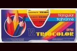 Pastelky Triocolor - 12 barev / lakované / silné