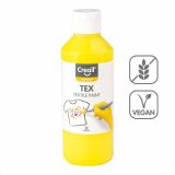 Textilní barva Creall Tex - 250 ml / žlutá