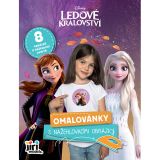 Omalovánky s nažehlovacími obrázky - Ledové království