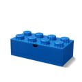 LEGO stolní box 8 se zásuvkou - modrá