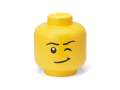 LEGO úložná hlava (velikost L) - mrkající chlapec