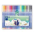 Fixy Triplus color 323, 20 barev, sada, 1 mm, STAEDTLER 323 SB20