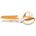 Nůžky RazorEdge Softgrip, oranžová-bílá, 23 cm, FISKARS 1070079