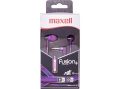 Sluchátka s mikrofonem Fusion+, fialová-růžová, MAXELL