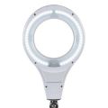 Stolní lampa Makro, bílá, LED, zvětšovací sklo, držák, MAUL 8263602