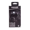 Sluchátka s mikrofonem Halo, černá, bezdrátová, Bluetooth 5.1, LED, MAXELL