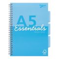 Spirálový sešit Unipad Essentials Project Book, mix vzorů, A5, linkovaný, 100 listů, PUKKA PAD ESS