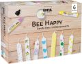 Sada CANDLE PEN BEE HAPPY voskové pero pro malování svíček 6ks - sada, KREUL ,balení 6 ks