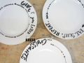 Sada fixů na porcelán a sklo HANDLETTERING, 4ks, KREUL ,balení 4 ks