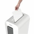 Skartovací stroj Powershred LX65, bílá, křížový řez, 9 listů, FELLOWES 100110076