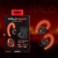 Sluchátka s mikrofonem Halo Sport, černá, bezdrátová, Bluetooth, LED, MAXELL