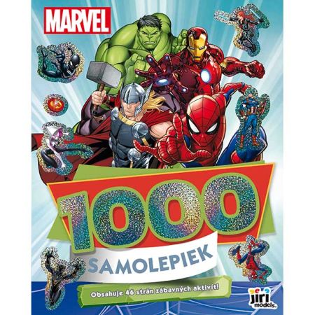 1000 samolepek aktivit JM Marvel