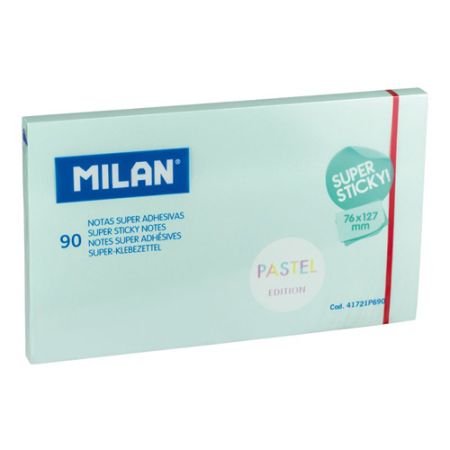 Blok lep MILAN Pastel 76 x 127 mm 90 l., modré