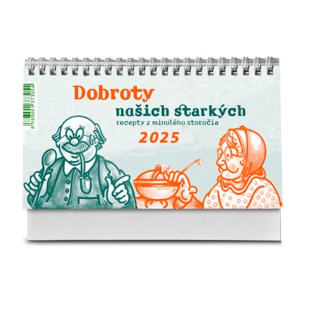 Kalendář stolní 2025 Dobroty