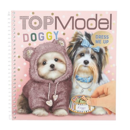 Kreativní sešit Top Model se samolepkami - DOGGY Dress Me Up