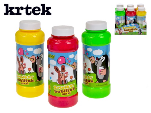 Krtečkův bublifuk 240ml 3barvy 6ks v DBX