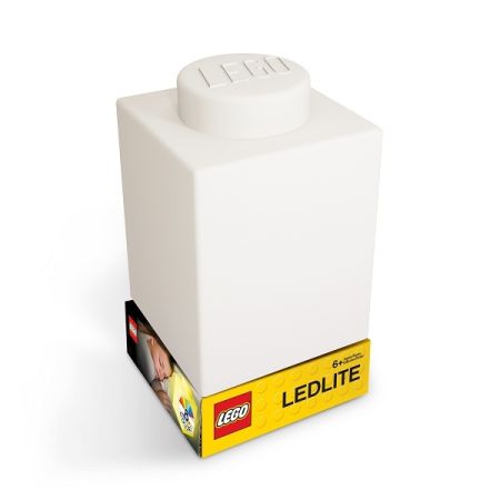 LEGO Classic Silikonová kostka noční světlo - bílá