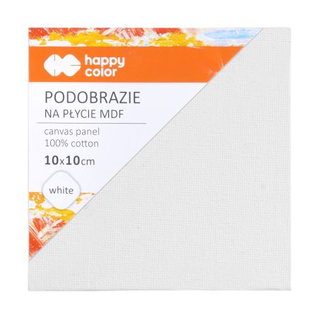 Malířské plátno Happy Color 10x10 cm MDF 4 mm - biele