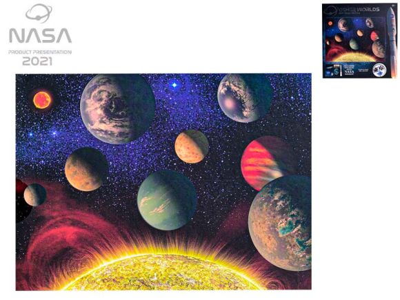 NASA puzzle 35x25cm 45ks v krabičce