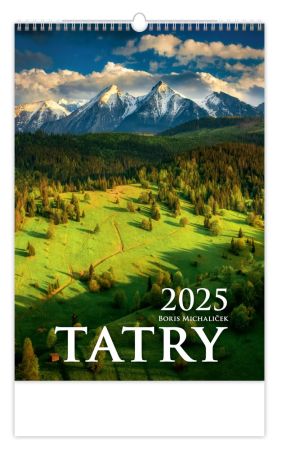 Nástěnný kalendář 2025 Tatry