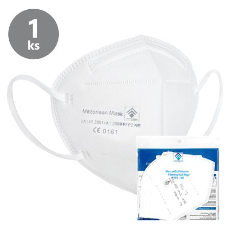 Ochranný respirátor CE0161 FFP2 NR - hygienicky balený po 1 ks