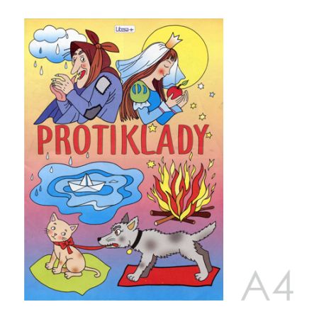 Omalovánka A4 Litera - Protiklady