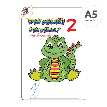 Omalovánka A5 - Dinosauři 2